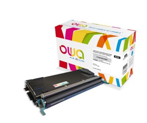 Obrázek OWA Armor toner pro LEXMARK C734, 736, X734, 736, 738, 8000 Stran, C734A1KG, černá/black