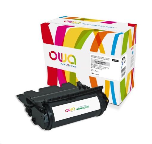 Obrázek OWA Armor toner pro LEXMARK T630, 632, 634, X630, 632, 21000 Stran, 12A7362, černá/black