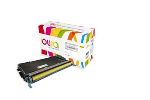 Obrázek OWA Armor toner pro LEXMARK C734, 736, X734, 736, 738, 6000 Stran, C734A1YG, žlutá/yellow