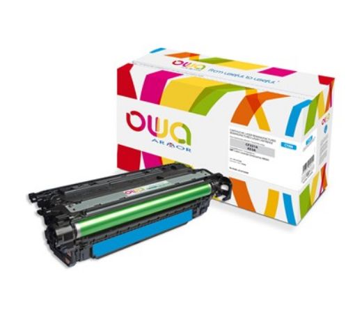 Obrázek OWA Armor toner pro HP Color Laserjet Ese M680, 16500 Stran, CF321A, modrá/cyan