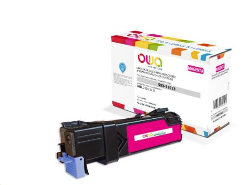 Obrázek OWA Armor toner pro DELL 2150, 2155, 2500   Stran, 593-11033, červená/magenta