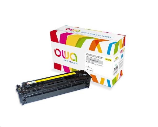 Obrázek OWA Armor toner pro CANON LBP 7100, 7110, MF8230, 8280, 1800 Stran, CRG731Y, žlutá/yellow (CRG-731Y)
