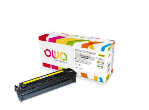 Obrázek OWA Armor toner pro CANON LBP 5050, MF8050, 1400 Stran, CRG716Y, žlutá/yellow (CRG-716Y)