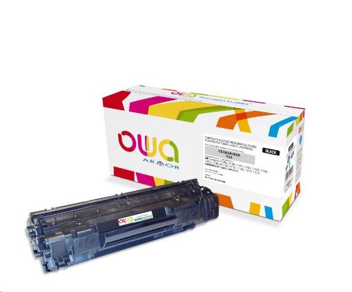 Obrázek OWA Armor toner pro CANON LBP 6000, MF3010, 1600 Stran, CRG725, černá/black (CRG-725)