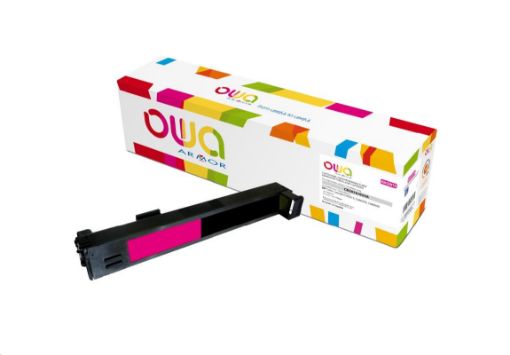 Obrázek OWA Armor toner pro HP Color Laserjet CP6015, CM6030, CM6040, 21000 Stran, CB383A, červená/magenta