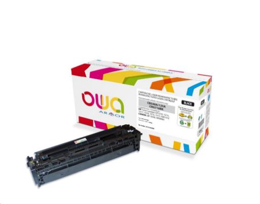 Obrázek OWA Armor toner pro HP Color Laserjet CP1210, 1215, 1510, 2200 Stran, CB540A, černá/black
