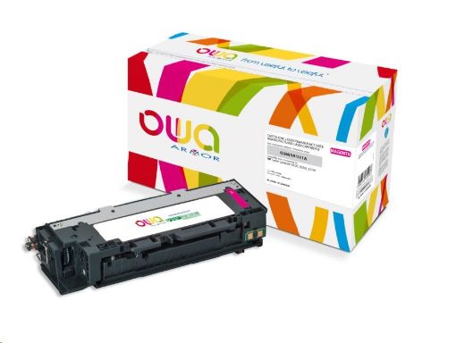 Obrázek OWA Armor toner pro HP Color Laserjet 3500, 3550, 3700, 6000 Stran, Q2683A, červená/magenta