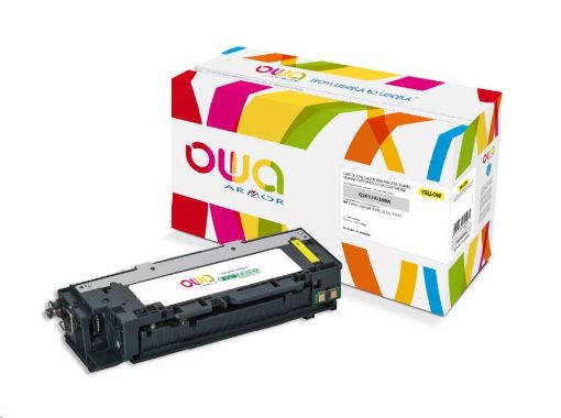 Obrázek OWA Armor toner pro HP Color Laserjet 3500, 3550, 3700, 4000 Stran, Q2672A, žlutá/yellow