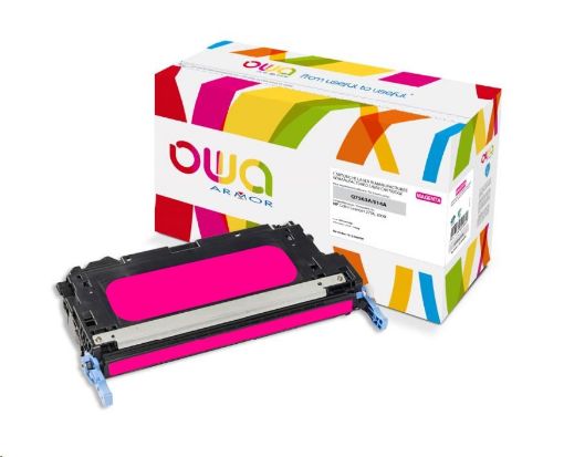 Obrázek OWA Armor toner pro HP Color Laserjet 2700, 3000, 3500 Stran, Q7563A, červená/magenta