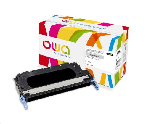 Obrázek OWA Armor toner pro HP Color Laserjet 2700, 3000, 6500 Stran, Q7560A, černá/black