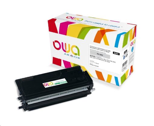 Obrázek OWA Armor toner pro BROTHER HL 1650, 1670, 1850, 1870, DCP8020,MFC 8420, 6500 Stran, TN7600,černá/black (TN-7600)