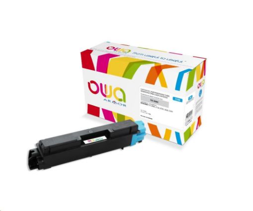 Obrázek OWA Armor toner pro KYOCERA FS-C5250, 2026, 5000 Stran, TK590C, modrá/cyan + waste box (TK-590C)