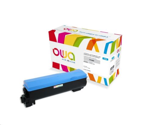 Obrázek OWA Armor toner pro KYOCERA FS-C5350, 10000 Stran, TK560C, modrá/cyan + waste box (TK-560C)