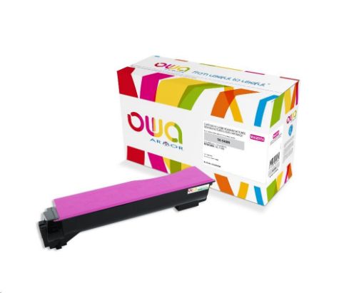 Obrázek OWA Armor toner pro KYOCERA FS-C5100, 4000 Stran, TK540M, červená/magenta + waste box (TK-540M)