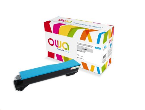 Obrázek OWA Armor toner pro KYOCERA FS-C5100, 4000 Stran, TK540C, modrá/cyan + waste box (TK-540C)