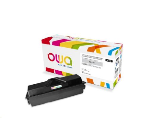 Obrázek OWA Armor toner pro KYOCERA FS 1300, 7200 Stran, TK130, černá/black (TK-130)