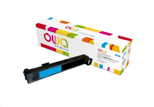 Obrázek OWA Armor toner pro HP Color Laserjet CP6015, CM6030, CM6040, 21000 Stran, CB381A, modrá/cyan