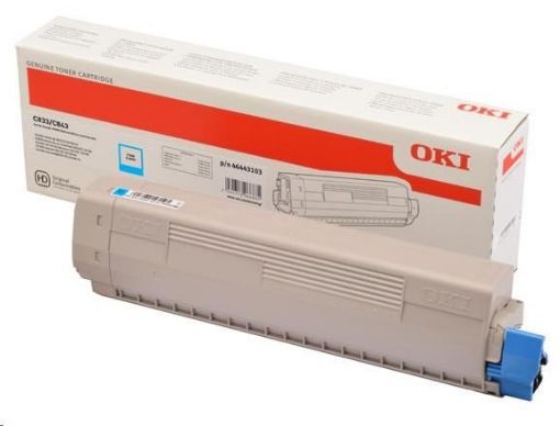 Obrázek OKI Cyan toner do C833/C843 (10 000 stránek)