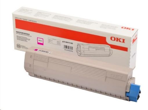 Obrázek OKI Magenta toner do C823/C833/C843 (7 500 stránek)