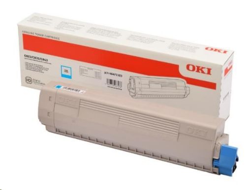 Obrázek OKI Cyan toner do C823/C833/C843 (7 500 stránek)