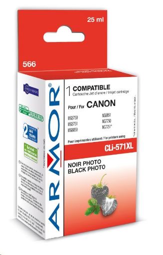 Obrázek ARMOR cartridge pro CANON Pixma MG5751 black 13ml (CLI571BKXL)