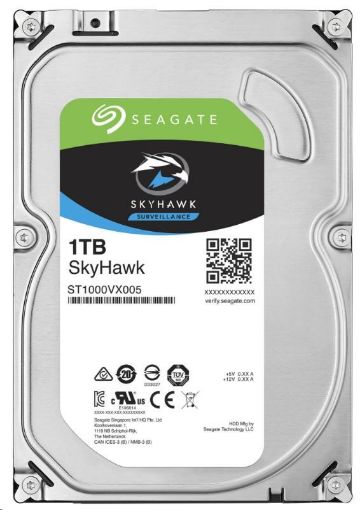 Obrázek SEAGATE HDD SKYHAWK (SURVEILLANCE) 1TB SATAIII/600 5900RPM, 64MB cache