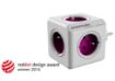 Obrázek Allocacoc PowerCube ReWirable + Travel Plugs, white/pink