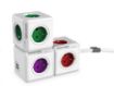 Obrázek Allocacoc PowerCube ReWirable USB + Travel Plugs, white/purple