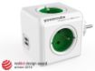 Obrázek Allocacoc PowerCube Original USB Green