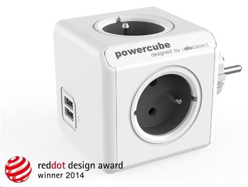 Obrázek Allocacoc PowerCube Original USB Grey