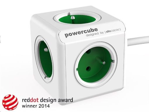 Obrázek Allocacoc PowerCube Extended Green (1,5m)