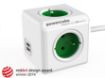 Obrázek Allocacoc PowerCube Extended USB Green (1,5m)