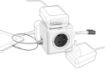 Obrázek Allocacoc PowerCube Extended USB white/grey (3m)