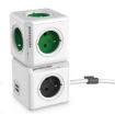 Obrázek Allocacoc PowerCube Extended USB white/grey (3m)