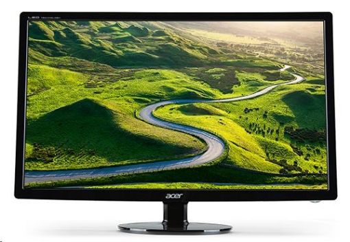 Obrázek ACER LCD S241HLCbid 61cm (24") TN LED 16:9, FHD 1920x1080,100M:1,250cd/m2, 1ms, HDMI, DVI, černý