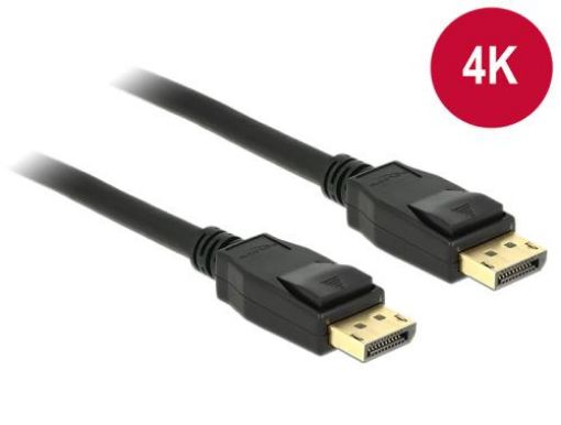 Obrázek Delock Displayport 1.2 kabel samec > Displayport samec 4K 2m