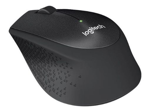 Obrázek Logitech myš M330 Silent Plus, optická, bezdrátová, 3 tlačítka, 1000dpi - černá