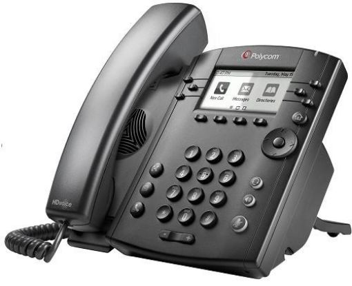 Obrázek Polycom IP telefon VVX 311, 6 linkový, 2x 1 Gb, HD Voice, PoE, bez napájecího zdroje