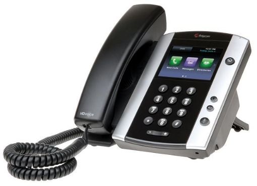 Obrázek Polycom IP telefon VVX 501, SIP, 12 linkový, kapacitní LCD, 2x USB, USB záznam, PoE