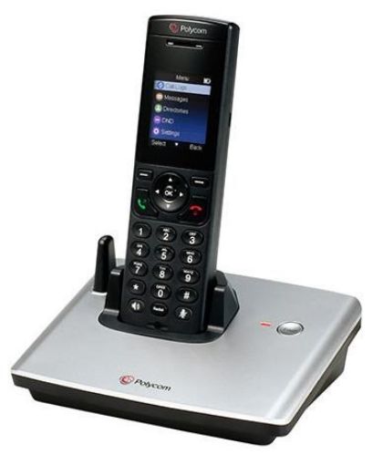 Obrázek Polycom IP telefon VVX D60, SIP, bezdrátový DECT telefon se základnou, PoE