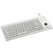 Obrázek CHERRY klávesnice G84-4400, trackball, ultralehká, USB, EU, šedá