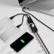 Obrázek AXAGON HUE-S2BL, 4x USB3.0 CHARGING hub 1.2m kabel, micro USB nap. konektor