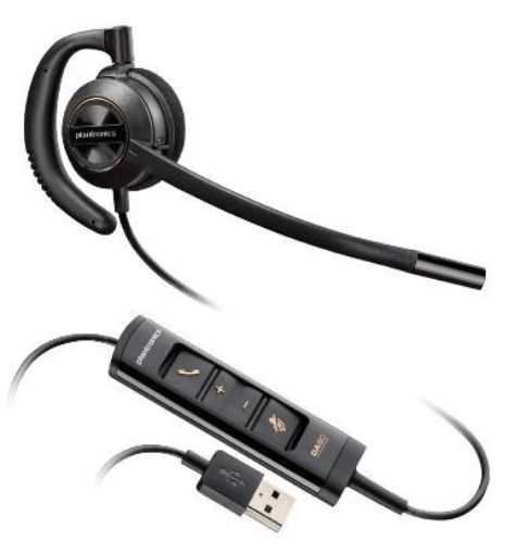 Obrázek PLANTRONICS náhlavní souprava EncorePro HW535, USB, mono