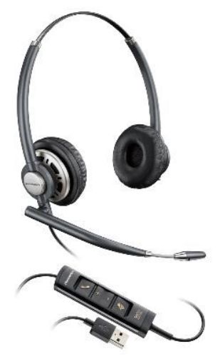 Obrázek PLANTRONICS náhlavní souprava EncorePro HW725, USB, stereo