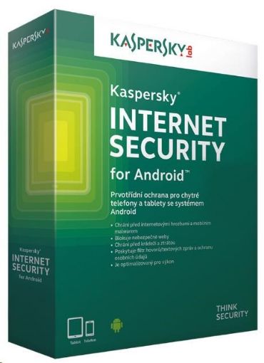 Obrázek Kaspersky Internet Security ANDROID, 1 zařízení, 1 rok, nová licence, elektronicky