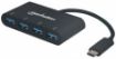 Obrázek MANHATTAN USB 3.1 Gen 1 Type-C Hub, 4 Type-A Ports, Bus Power