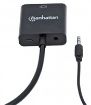 Obrázek MANHATTAN převodník z HDMI na VGA + audio (HDMI Male to VGA Female, with audio, Blister)