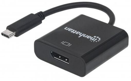 Obrázek MANHATTAN převodník z USB 3.1 na Display Port (Type-C Male to DisplayPort Female, Black)