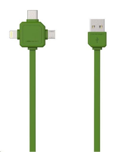 Obrázek Allocacoc USBcable USB-C Green