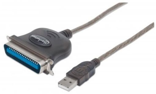 Obrázek MANHATTAN převodník z USB na paralelní port (USB A to Cen36 Male, 1.8m)